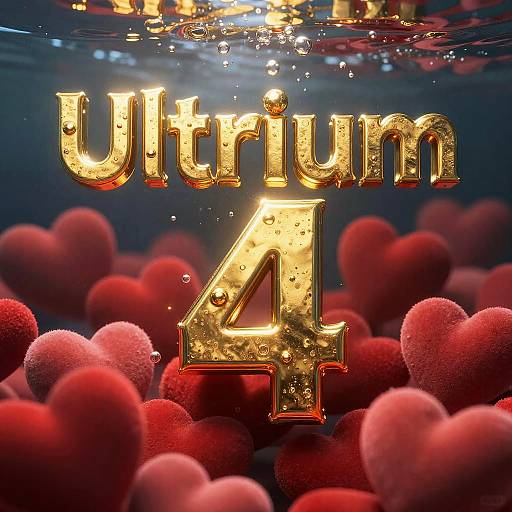 Photorealistic CGI of golden 