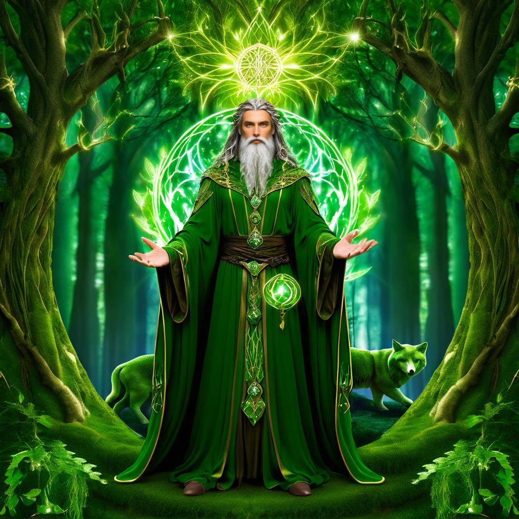 Ecchi Male Druid Inspired by Merlin