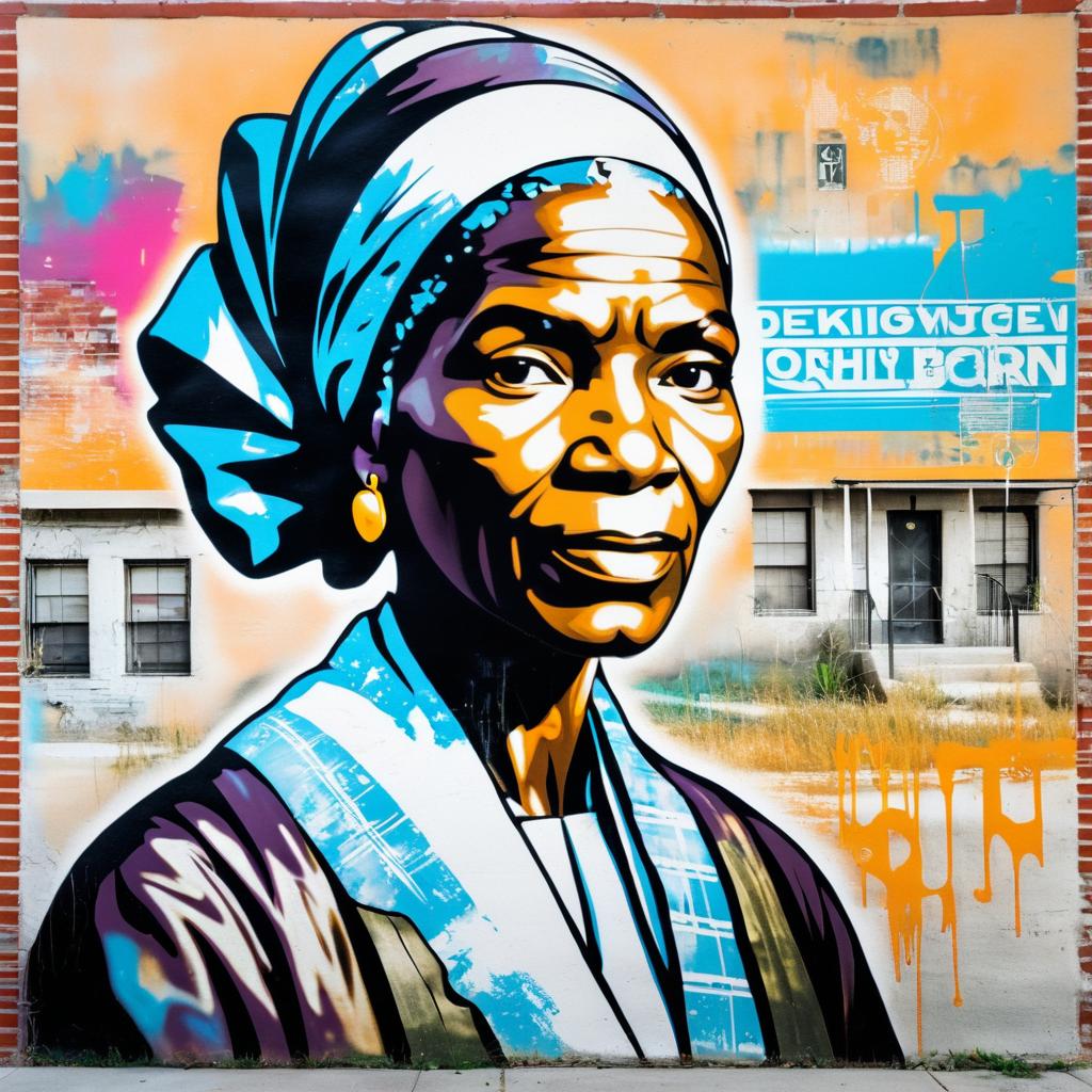 Vintage Graffiti of Sojourner Truth