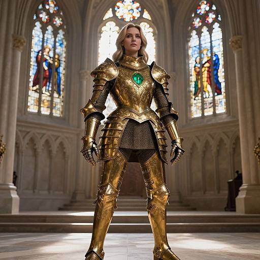 Regal Women's Fantasy Armor Scene