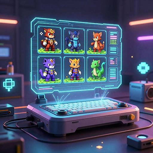 Futuristic AI Fantasy Sprite Generator