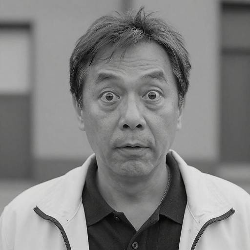 Surprised Middle-Aged Man Portrait