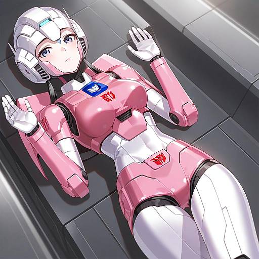 Illustration of Arcee, transformers in the style of Kfr