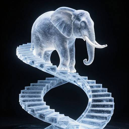 Translucent Elephant of Starlight