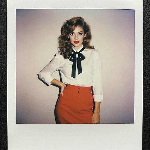 Vintage 1980s Woman Portrait