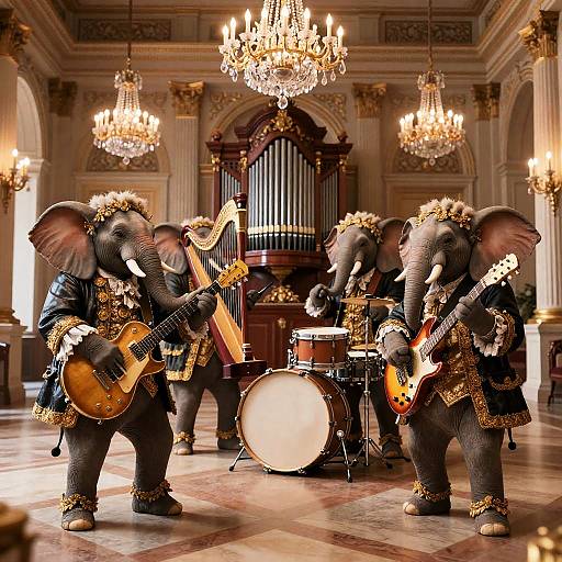Baroque Elephants Rock the Ballroom