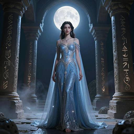 Ranni in Celestial Moonlit Ruins