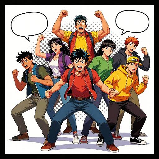 Dynamic Comic Book Group Transformation