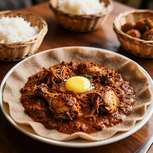 Rustic Doro Wat in Warm Detail