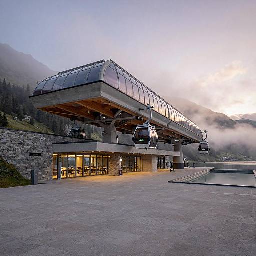 Alpine Lakeside Gondola Transit Terminal