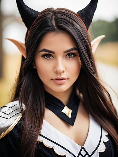 Lifestyle costume photo of Arulumaya. Cosplay clothes