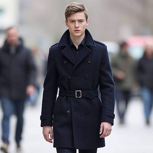 Realistic Portrait of Stylish Male