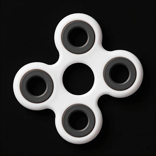 Minimalist Three-Armed Spiral Design