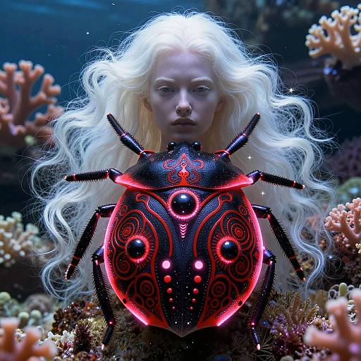 Coralbug: Albino Woman, Voluminous Waves