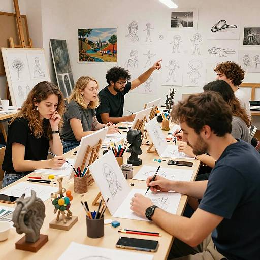 Collaborative Art Workshop Vibes