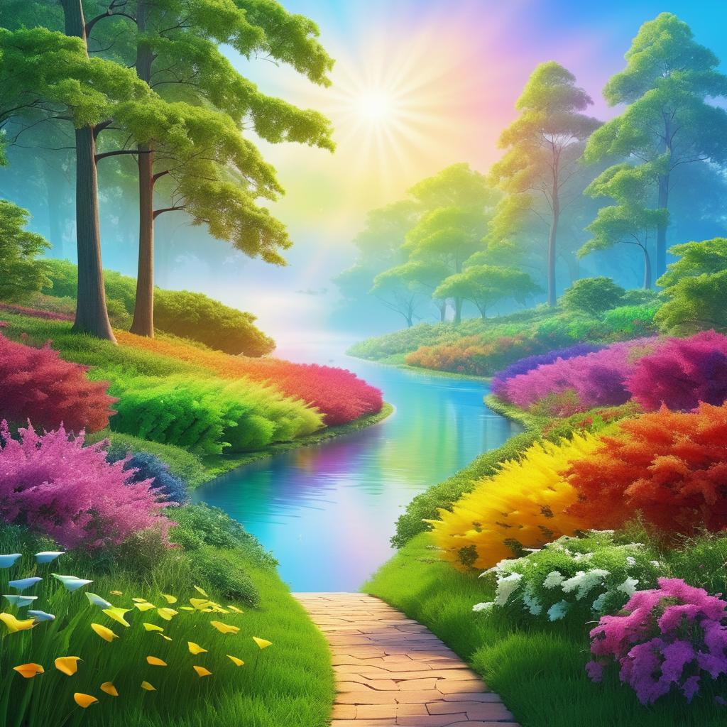 A New Beginning in Colorful Nature