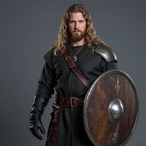 Medieval Warrior with Shield
