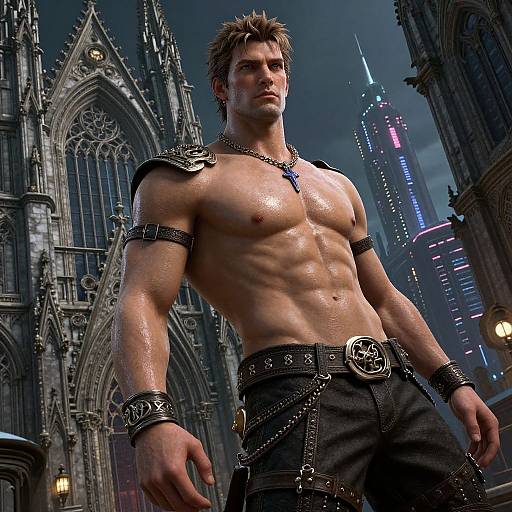 Cyberpunk Gothic Urban Portrait