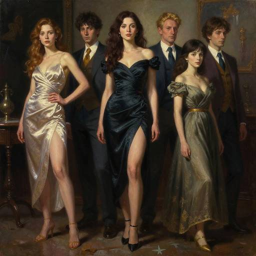 Elegant Group Portrait in Classic Style
