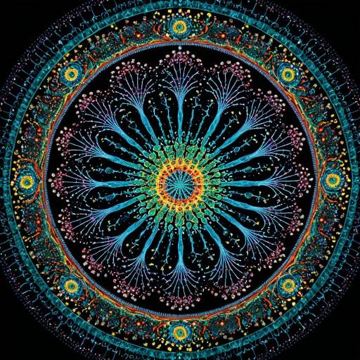 Surreal Quantum Nature Kaleidoscope Scene Surreal Quantum Nature Kaleidoscope Scene