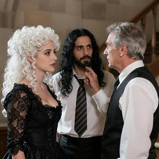 Dramatic Period Costume Photography Scene