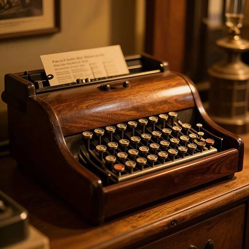 Registradora Antigua de Madera Vintage