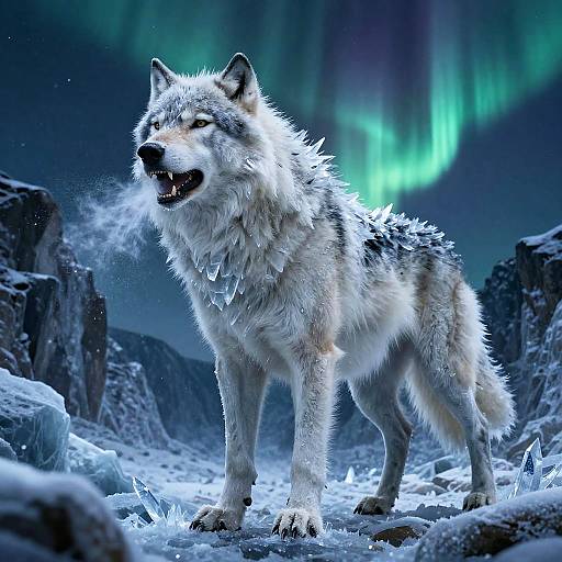 Fenrir, Monstrous Ice-Encrusted Wolf