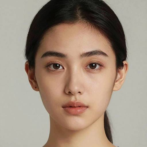 West Asian Woman Close-Up Portrait