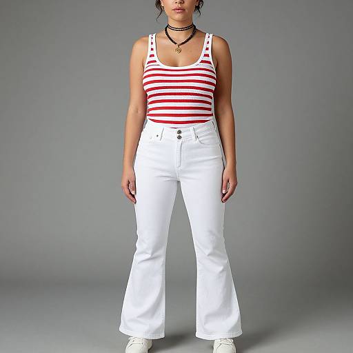 Stylish Woman in Casual Streetwear