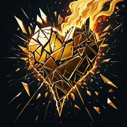 Burning Shattered Heart