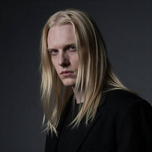 Blond Man in Dramatic Side Light