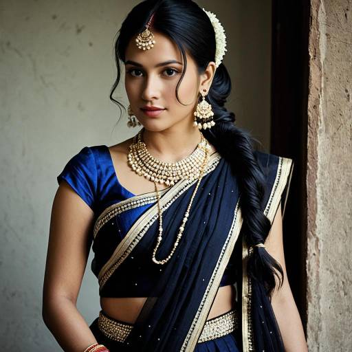 Elegant Saree Style with Jewelry Showcase