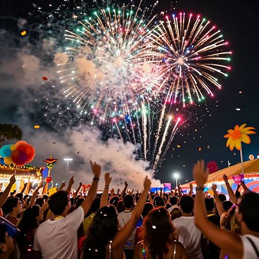Explosive Carnival Festival Celebration