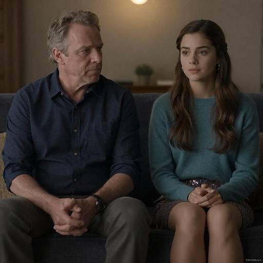 Dimly Lit Portrait of a Stylish Duo