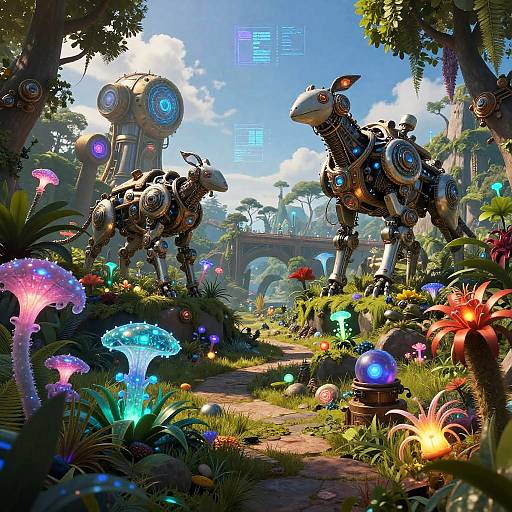 Fantastical Tech-Nature Ecosystem