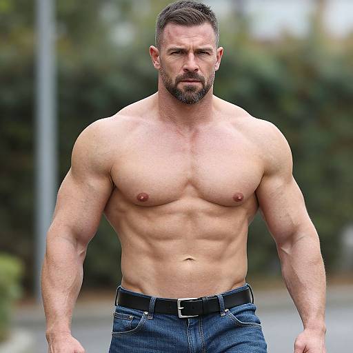 World's Strongest Muscular Male Portrait