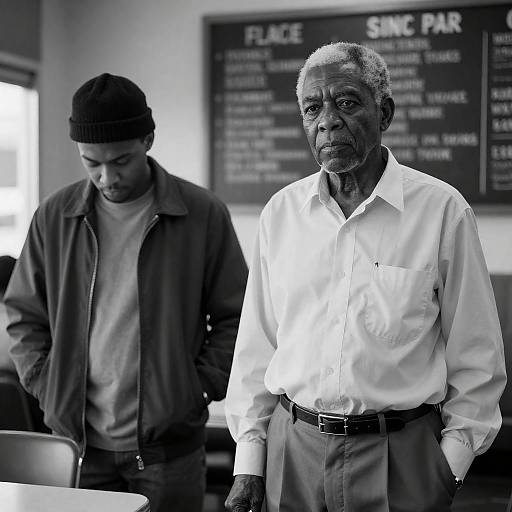 Candid Moments in a Diner Setting