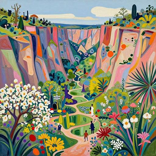 Spring Explosion in French Garden