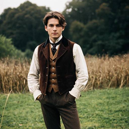 Victorian Fashion: A Stylish Male Portrait