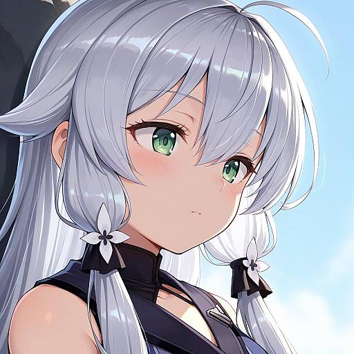 Illustration of Altina orion, eiyuu densetsu in the style of Blueberry (5959)