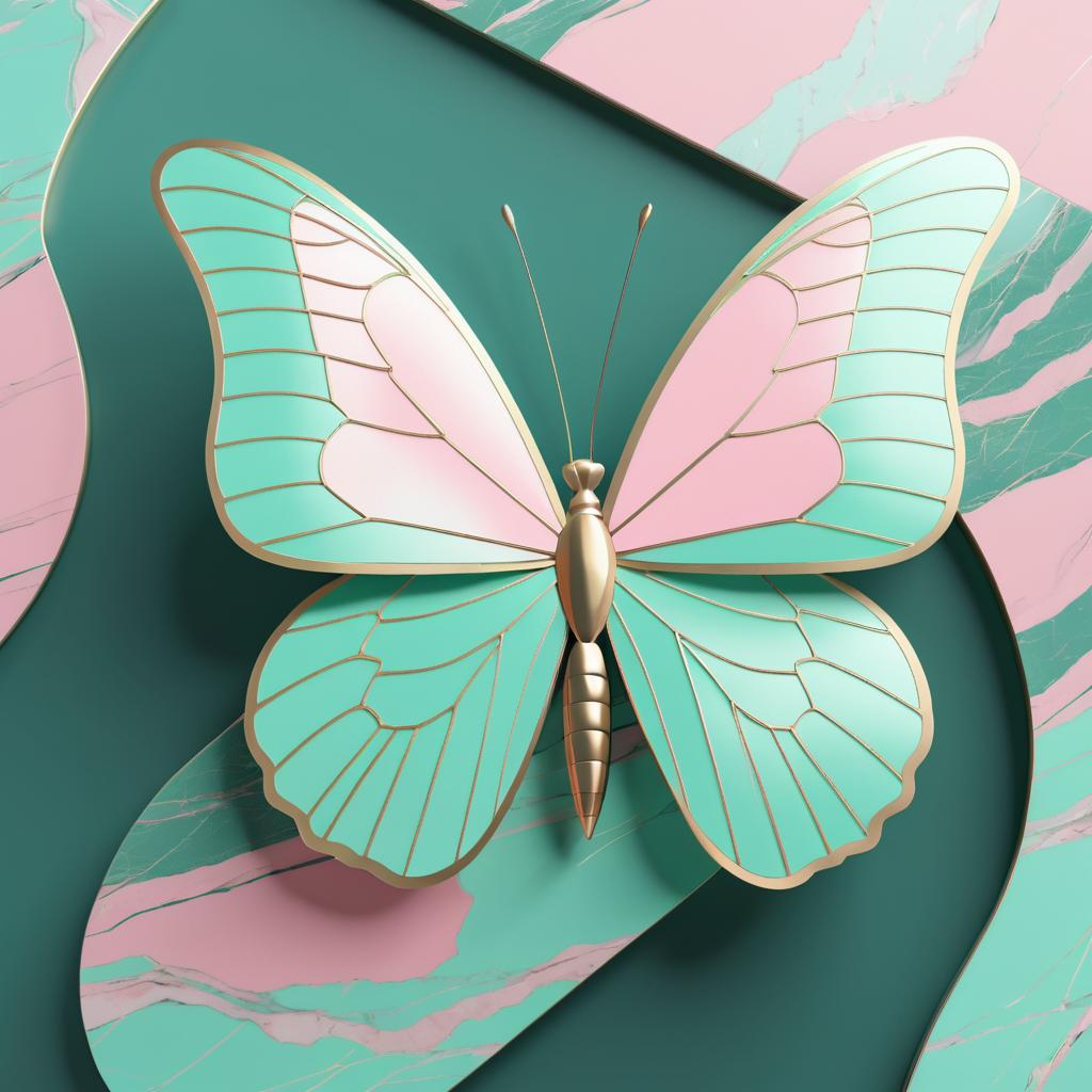 Dreamy Butterflies in Pastel Aesthetics