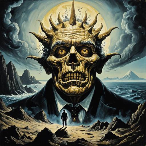 Surreal Portrait of the God of Dreams