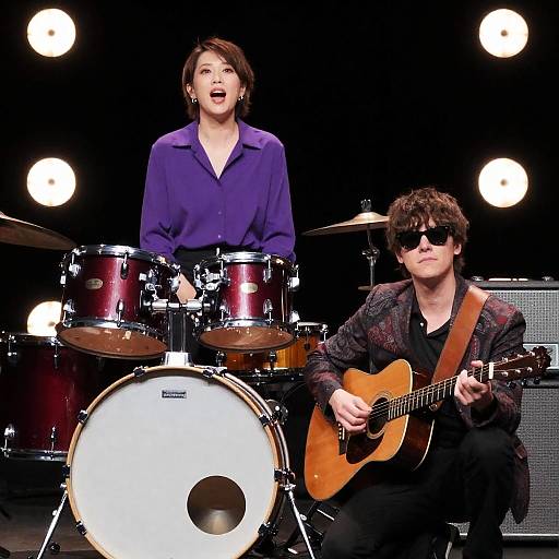 Live Performance: Music Duo on Stage