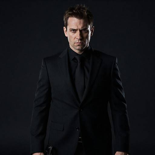 Intense Portrait of a Serious Man