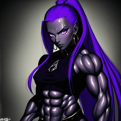 Illustration of Assassin (fate/zero), fate (series) in the style of Funamusea (artist)