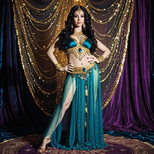 Scheherazade Inspired Belly Dancer Costume