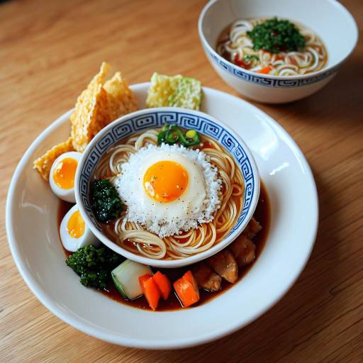 Culinary Art: Vivid Ramen Delight Culinary Art: Vivid Ramen Delight