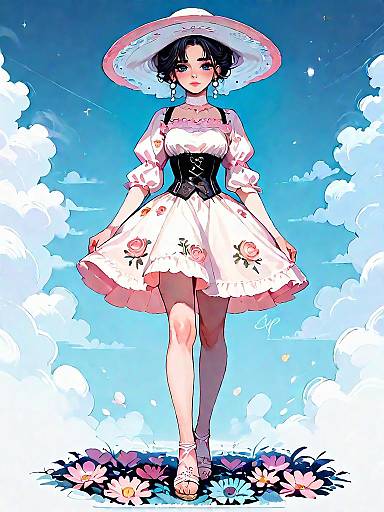 Enchanting Dark Fantasy Nighttime Scene