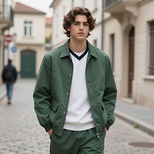 Handsome Urban Character in Costume