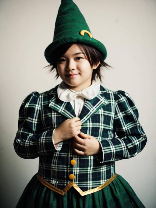Photorealistic Portrait of Munchkin Costume
